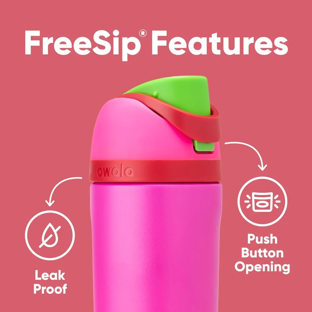 Best Owala Kids FreeSip SS, 16 oz, All the Berries