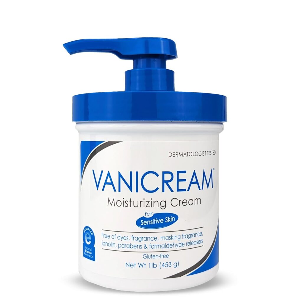 vanicream moisturizing skin cream pump bottle